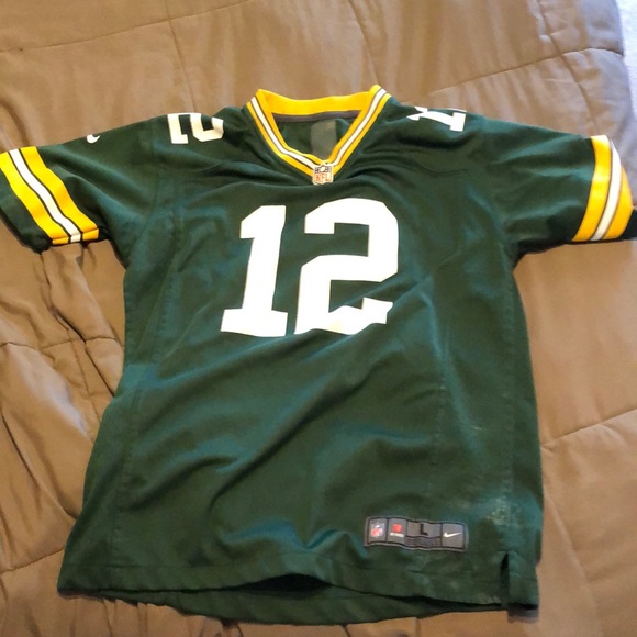 aaron rodgers jersey mens large